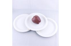 China Grease Resistant Biodegradable Paper Plates 1.2mm Eco Friendly Serving Dishes supplier