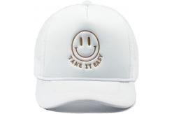 China Adjustable 5 Panel Trucker Cap Summer Baseball Mesh Breathable Hip Hop Hat supplier