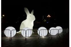 China inflatable rabbit balloon  lighting balloon supplier