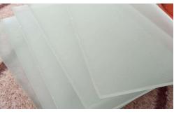 China 2mm-19mm Acid Etched Glass Tempered Glass With Customized Size supplier