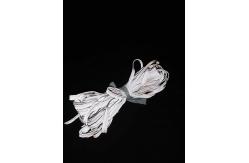 China 1cm Polyester Silver Reflective Piping With Cotton Rope Sew On Strip supplier