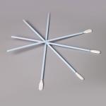 Double Layer Polyester Tipped Swabs Industrial Disposable Cleanroom Cotton Buds For Electronics