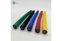 China 6*8 IWRC Combination Wire Rope 16mm Playground PP Polypropylene supplier