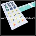 2.54 Pitch Industrial Numeric Keypad 2.0mm Membrane Switch Keyboard for sale