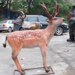 110V 220V Realistic Animal Statues With Movement / Sound Customization for sale