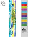 Promotional PET 3D Lenticular Printing Services Plastic Rulers / Lenticular Photo Printing for sale