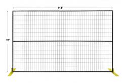 China Sturdy Metal Frame Canada Temporary Security Fencing Anti Rust PVC Coating supplier