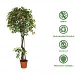 Custom Size 200cm Cherry Artificial Landscape Trees With Fruits Green In Four Seasons for sale