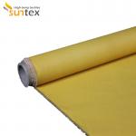 Yellow Silicone Coated Glass Cloth - Emergency Fire Blanket for sale