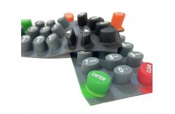 China Optional LED Backlight And Logo Silicone Rubber Keypads For Industrial Equipment supplier