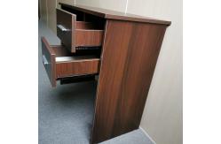 China 0.8M Customized Rectangular Wood Computer Desk For Home Office supplier