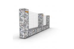 China 2x0.2x2m Galvanized 6mm Dia Welded Mesh Gabion Fence Wall supplier