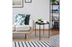 China Small Coffee 21.5x19x1.9 Inches Sofa Side End Table With Tray supplier