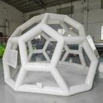 Commercial Inflatable Bubble Dome Tent Inflatable Camping Tent Transparent Football Bubble Tent for sale