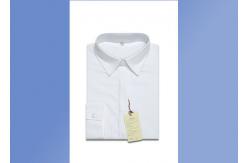 China White Fabric Professional Work Uniforms 100% Polyester Cotton With Single Breasted supplier