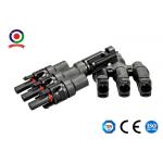 Crimp Connection 4000W 2.5mm2 6.0mm2 3 to 1 T Solar Branch Connector for sale