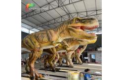 China 12m Theme Park Jurassic Park T Rex Animatronic Lifelike Coin Operated supplier
