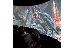 China Custom 4k Hd Immersive Dynamic 7d Track Cinema Projection For Playground supplier
