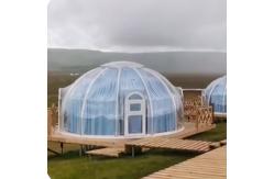 China Diameter 6m Garden Igloo Bubble Tent Giant Bubble Tent With Lining And Curtain supplier