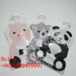 Beverage Drinking Water Spout Bags Packaging Custom Logo Pouches Heat Sealing for sale