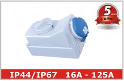 China Mechanical Interlock Industrial Power Switched Sockets , Single / Three Phase supplier