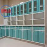 Adjustable Shelves Hospital Clinic Furniture Disposal Cabinet  for Hospital for sale