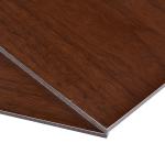 4mm 4x8 walnut surface decorative wall cladding aluminum plastic composite panel for sale