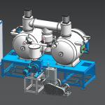 OEM Silicon Oxide Vacuum Sublimation CVD Furnace 1500 Degree For SiO2 Purification for sale