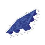 1000X800 PE Plastic Pallet 500Kg Dynamic Ergonomic Handling For Warehouse for sale