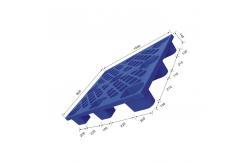 China 1000X800 PE Plastic Pallet 500Kg Dynamic Ergonomic Handling For Warehouse supplier