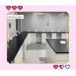 Customizable Chemistry Lab Bench With Sinks Insertion Aluminum Alloy Handle For Hospital