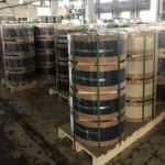 PUPA coating aluminum sheet in roll 0.19mm 3105 H46 for produce roll shutter flat for sale