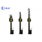 20m Winch Motorized Telescopic Antenna Mast Vehicle Mounted for sale