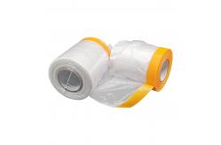 China Temporary Floor Masking Paper Film Spray Paint Shielding Protective Film supplier