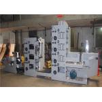 Eco Friendly Flexo Label Printing Machine , CI Flexographic Printing Press UV Die Cutting for sale