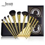 Jessup 10pcs Royal Iconic Basic Makeup Brushes Set Zip Bag Makeup Brush Suppliers China T317 for sale