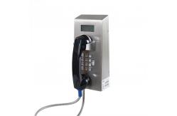 China Wall Mounted Vandal Proof Telephone , Heavy Duty Analog Phone With LCD Display supplier