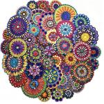 China Partial Diamond Crystal Painting Kit Mandala DIY Diamond Painting Set For Home Decoration manufacturer