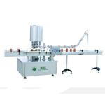 Rotary 80 BPM 2000kg Glass Bottle Filling Line for sale