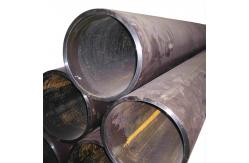 China Round Welded Steel Pipes Black Painted Boiler Pipe Non Oiled supplier