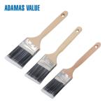 Paint brush long handles,angled paint brush,paint brush filament with long wooden handle for sale