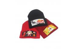 China Unisex Christmas Santa Claus Embroidery Winter Beanie Hats supplier