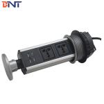 Desktop Pop Up Power Outlet , Professional Pull Up Electrical Socket