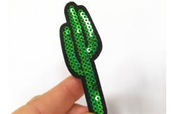 China Fashion Design Sequin Embroidery Patches Felt Fabric Background supplier