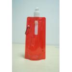 Bright Red Plastic Stand Up Pouch with Metal Hook Drink Packaging/stand up pouch for juice/baby food stand up pouch for sale