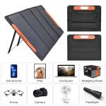 Monocrystalline Photovoltaic Collapsible Solar Panels 100W 120W 200W 18V for sale