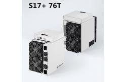 China Second Hand BTC Mining Machine Bitmain Antminer S17+ 76T 2920W supplier