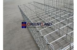 China 50×100mm Welded Galvanized Gabion Baskets Garden Border Walls Rectangular Hole supplier