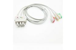 China Class I 3 Lead TPU 3ft Nihon Kohden ECG Cables supplier