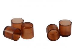 China Brown Cell Cups Brown Queen Royal Jelly Bee Cell Cup for Beekeeping supplier